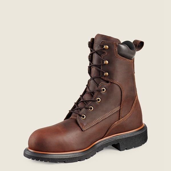 Safety Støvler Herre - Red Wing Dynaforce® - 8-Inch Waterproof Toe - Brune - EVYDWL-796